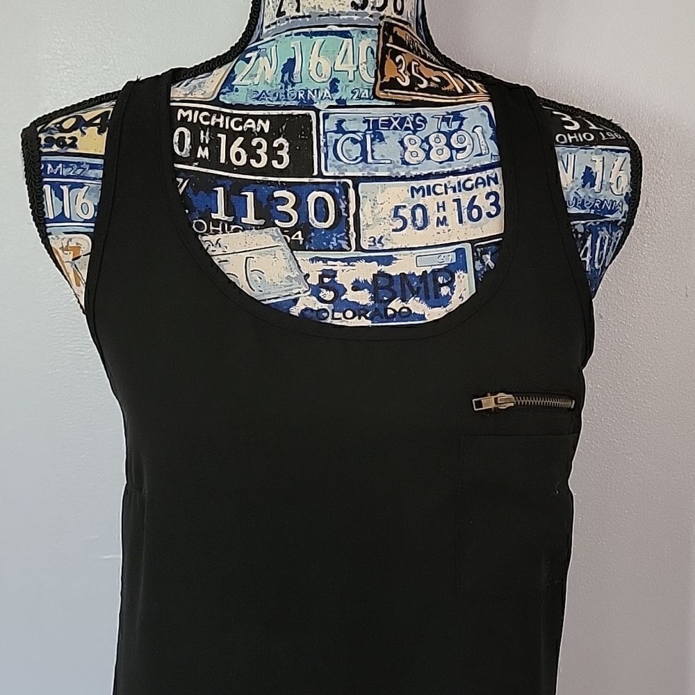 Tank top with zipper - Picture 2 of 4